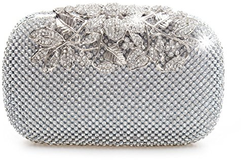 ele ELEOPTION Damen Clutch, Silber