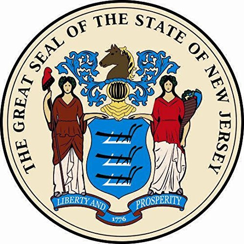 U24 Aufkleber New Jersey Seal Siegel Autoaufkleber Sticker Konturschnitt