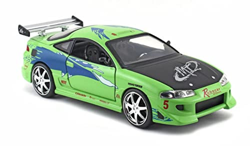 Brian's Mitsubishi Eclipse Green The Fast & Furious Movie (2001) 1/24 by Jada 97603 by Mitsubishi
