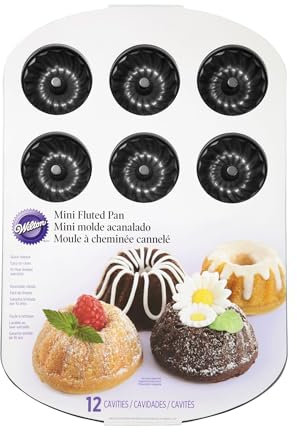 Wilton - Bandeja para Hornear Tartas (12 cavidades, Antiadherente)