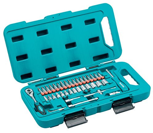 Makita P-90283 – Prise de 1/4 de pouce et cliquet (40 pièces)