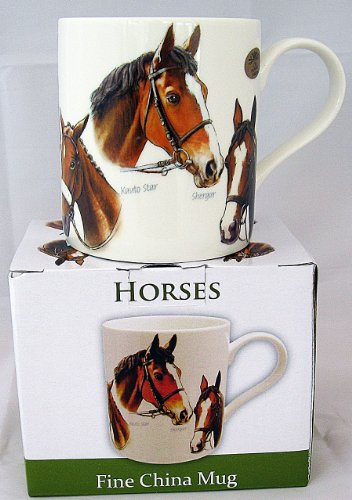 Famous Racehorses Fine China Mug in Presentation Gift Box