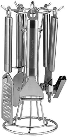 Morphy Richards Kitchen Utensils Set, Accents Range, Kitchen Gadget Set, Stainless Steel, Silver, 4-Piece