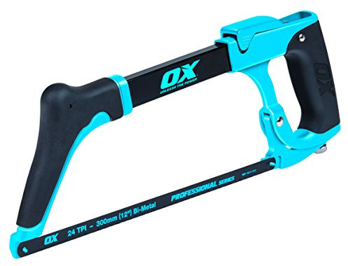 OX Pro High - Sierra para metales de tensión, mango de agarre de goma, multicolor, 12 pulgadas