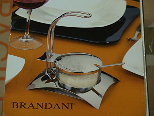 brandani 58821 formaggera vela acciaio inox cm 13x15x17h