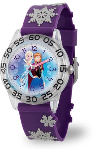 Disney Die Eiskönigin Kinder-Armbanduhr, Kunststoff, Analog, Quarz, Nylonarmband