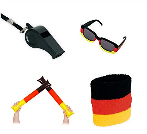 KarnevalsTeufel.de Fanpaket 4-TLG. Deutschland, Fanartikel, Fan Set, Germany, EM, WM