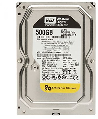 Western Digital WD5003ABYX RE4 - Disco rigido interno da 500 GB, 3,5, 7200 rpm, 64 MB di cache SATA-III