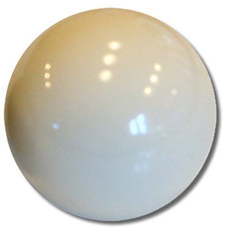 BCE Bille de Billard Diamétre 47 mm - Blanc - Accessoire Billard - Bille pour jeu - Adulte - Indoor