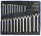 SW-Stahl 00922L Gabelringschlüsselsatz 1/4 11/4 Zoll, 25-teilig I Ringschraubenschlüssel I Doppel-Schraubenschlüssel I Ringschlüssel-Set I Maulschlüssel I Ringmaulschlüssel