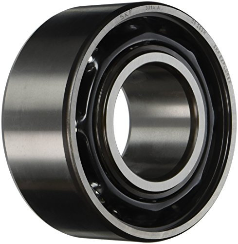SKF 33 A Serie zweireihig eckig Kontakt Kugellager, 30 ° Kontakt Winkel, offene, aus gepresstem Stahl Käfig, normal Clearance, 1