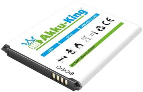 Akku-King Akku kompatibel mit Samsung EB-L1G6LLUCSTD - Li-Ion 2400mAh - für Galaxy S3, S3 Neo, GT-I9300, GT-i9305 LTE, GT-i9301