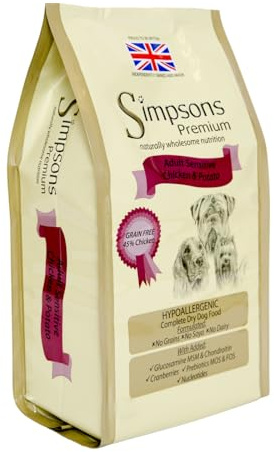 Simpsons Premium Complete Adult Sensitive Chicken and Potato, 2Kg