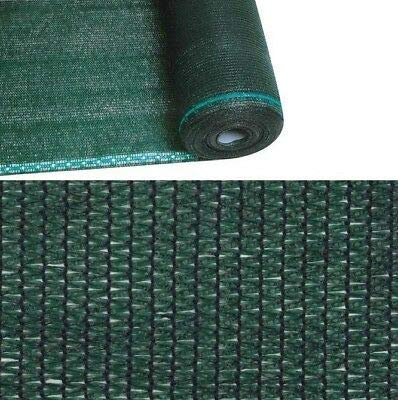 Italfrom 2803 Rouleau de toile d’occultation, brise-vue, pour grillage métallique, 100 m x H 150 cm, vert
