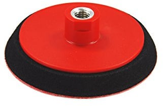 ALCLEAR 60123F Profi-Stützteller Fest, Durchmesser: 123 mm für Autopflege und Autopolitur mit Poliermaschine und Polierschwamm