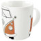 BRISA VW Collection - Volkswagen Taza grande de cerámica para cafété o cappuccino T1 Camper Bus (Frontal del Bus/Naranja)