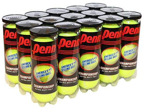 Penn Championship Tennisbälle aus Filz, extra belastbar, 15 Dosen, 45 Bälle