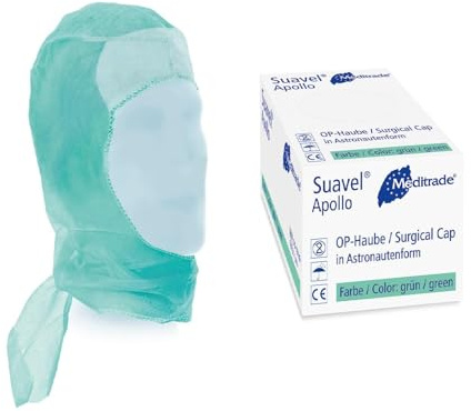 Suavel® Apollo OP-Haube (Astronauten-Stil) grün