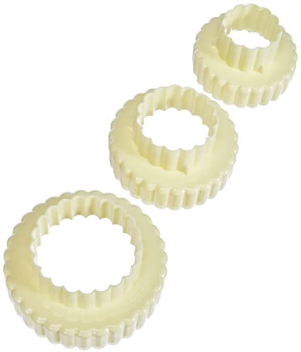 JGO 3 CORTAPASTAS DOBLES CIRCULO RIZ 6 TAM.DELICIA