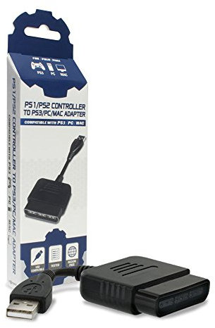 Cable adaptateur convertisseur de manette PS1/PS2 sur PS3/PC/MAC via USB