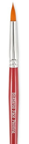 Snazaroo- Professional Brocha para pintura facial, Color rojo, 1 unidad (Colart 1192010)