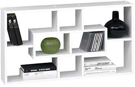 FMD Möbel SB-Design Liberty A6 Regal, Holz veredelt, Weiß