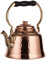 DEMMEX Heavy Gauge 1mm Thick Hammered Solid Copper Tea Pot Kettle Stovetop Teapot, Handmade in Turkey, (1.5l)