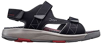 JOYA Alexander Dark Blue - Elegante Outdoor-Sandale aus Nubukleder mit weich gepolstertem Neoprenfutter und verstellbaren Verschlüssen an Ferse