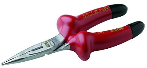 Bahco Ergo 2430V-200 Insulated Snipe Nose Straight Tip Plier