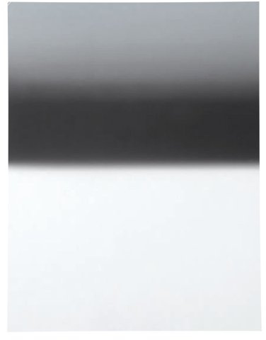 Fotodiox Pro 6.6x8.5 Neutral Density Reverse Gradient .6 Soft Edge Filter, Reverse Grad ND4, 2-Stop - Works with WonderPana 66 & FreeArc Systems