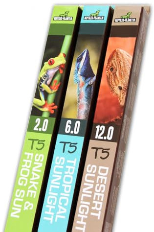 Reptiles Planet Desert Sunlight T5 UVA-UVB Reptilien-Beleuchtung, 24 W, 56 cm
