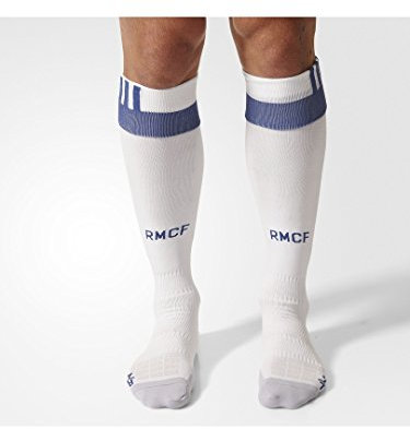 Adidas Real Madrid Home Socks, Calzini Uomo, Bianco/Viola (Balcri/Mornat), 4