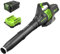 Greenworks BL80L2510 80V Jet Electric Leaf Blower, 2.5Ah Battery and Charger Included