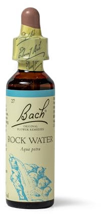Bach Original Flower Remedies (Rock Water) Live & Let Live, Flexible Mind, Emotional Wellness, Natural Flower Essence, 20ml