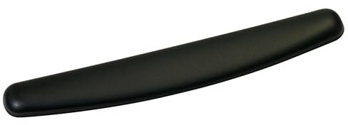 3M Gel-Handgelenkauflage, schwarzes Kunstleder, 45,7 cm Länge, antimikrobieller Produktschutz (WR309LE)