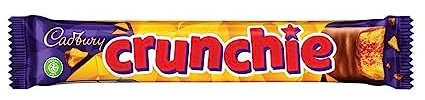 Cadbury Crunchie Chocolate Bar de Inglaterra (caso de 48 x 40 g bares)