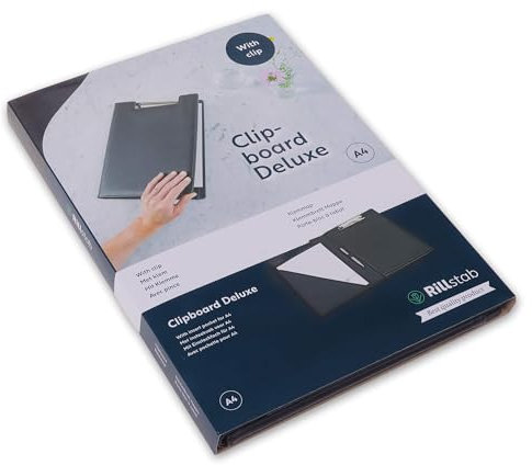 rillstab 98850 Klemmbrett-Mappe, DIN A4, Kunstleder, schwarz