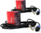 2x 5m Professional Speaker Cables NL2 Male to 6.3mm Jack Audio Mixer Amplifier Cable Set - Noise-Free Robust Leads for PA Systems & Live Sound Applications