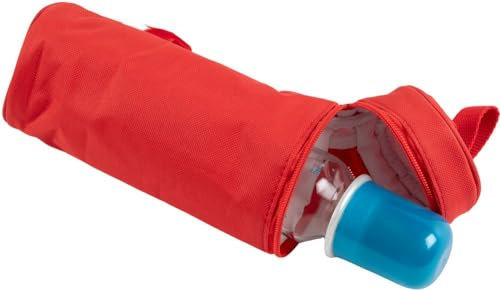 Contenitore Termico Poupy per Biberon con cerniera di chiusura e agganci attaccabili al passaggino.