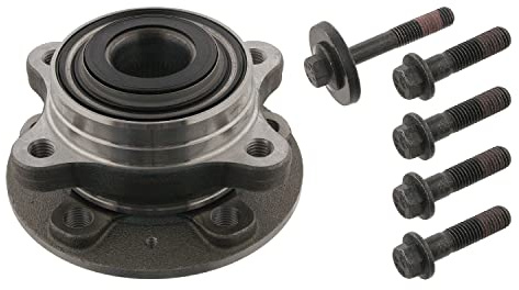 febi bilstein 31866 Radlagersatz mit Radnabe, Antriebswellenschraube und Befestigungsschrauben, 1 Stück | Kompatibel mit: VOLVO XC90 I