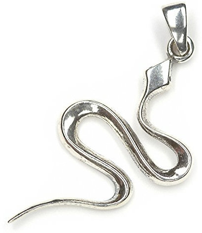 Drachensilber Silber Anhänger Schlange Schmuck 925 Sterling Silber schlicht zeitloser Silberschmuck Frauen