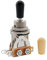 Musiclily Metrisch 3-Wege Tonabnehmer Schalter Kippschalter für Les Paul Style E-Gitarre, Schwarzer Knopf