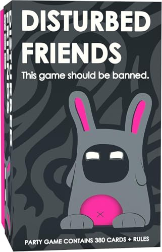Disturbed Friends Party Game – Hilarious Adult Card Game to Find Out How Well You Know Your Friends | Funny Icebreaker Game for Parties, Pregames & Game Night