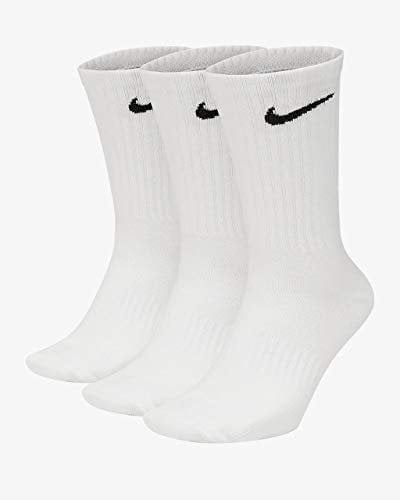 Nike Unisex - Erwachsene Value Cotton Crew-trainingssocken (3 Paar), Weiß, XL EU