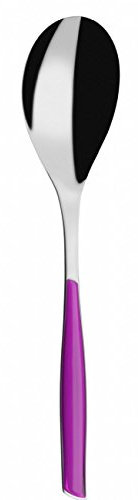 BUGATTI Glamour Set Posate a Servire, Acciaio Inossidabile, Viola, 16x26x3 cm