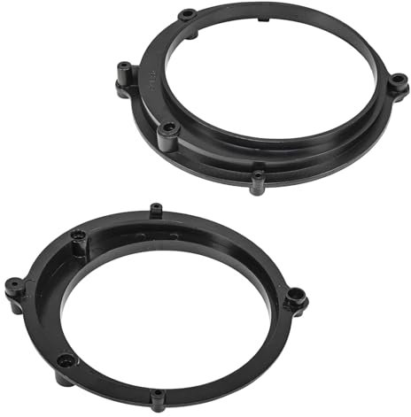 tomzz Audio 2803-009 Lautsprecherringe Adapter Halterungen kompatibel mit Audi A4 B5 A4 B5 Avant Fronttür für 130mm DIN Lautsprecher