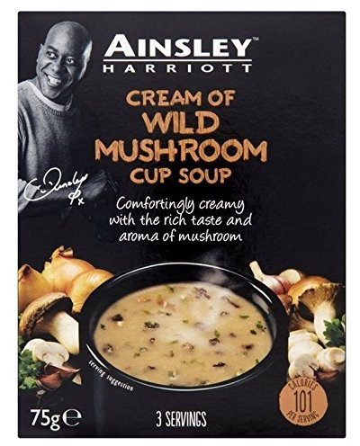 Ainsley Harriot Wild Mushroom Cup Soup 75g - Pack of 2