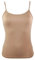 Miss Rouge: Oberteil Trägerhemd, Viskose Gr. One size, taupe