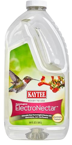 Kaytee Hummingbird ElectroNectar Wild Bird Food, Ready to Use, 64 Ounces