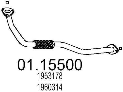 MTS Company 01.15500 Abgasrohr